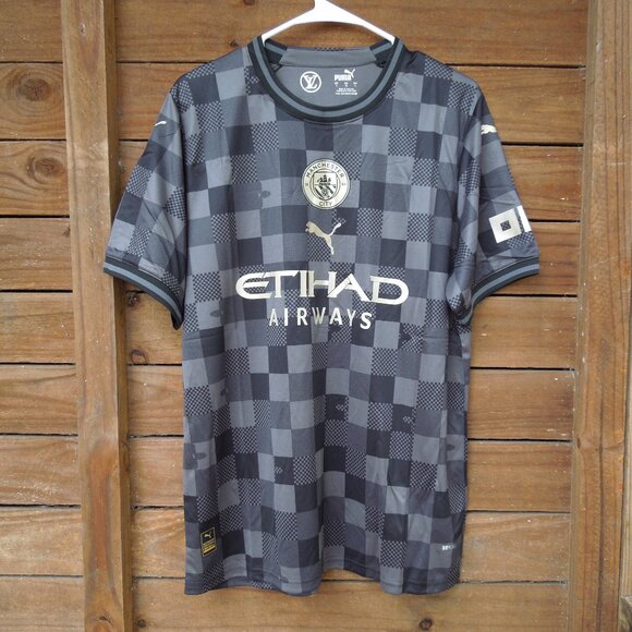Manchester City co-branded special edition soccer jersey, large, Puma - Picture 1 of 7